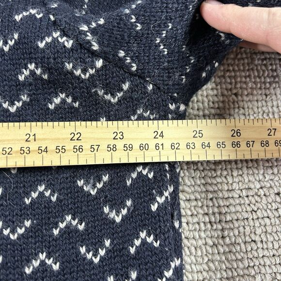 Peregrine Wool Sweater Men’s XXL Blue Birdseye Crewneck England Classic Preppy - Picture 9 of 12